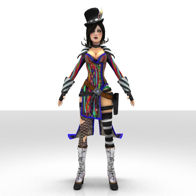 max girls 3D 모델 .c4d .max .obj .3ds .fbx .stl .blend