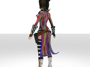 maximum de filles Modèle 3D