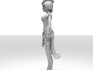 maximum de filles Modèle 3D
