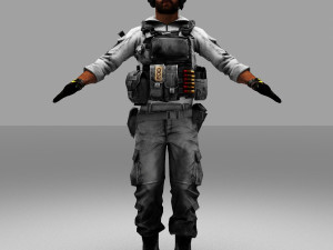 eggy soldier Modèle 3D