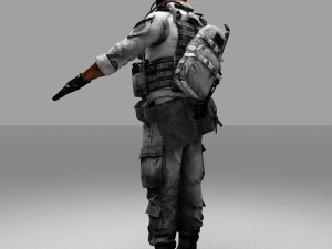 eggy soldier Modelo 3D