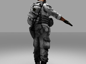 eggy soldier Modelo 3D