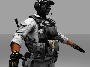 fox army soldier 3D Model