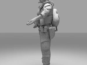 fox army soldier 3D Model