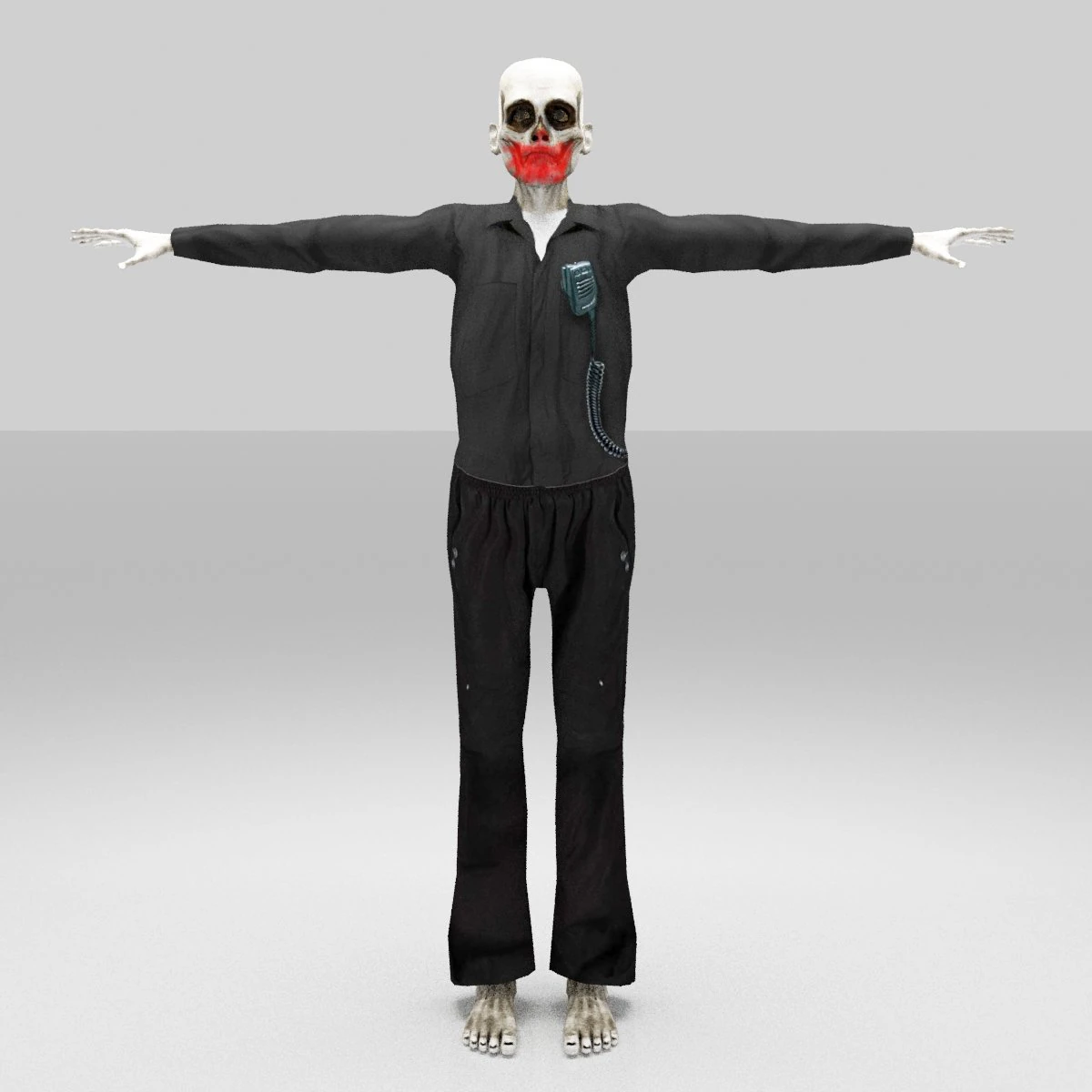 zombie ghost character 3D Model .c4d .max .obj .3ds .fbx .stl .blend