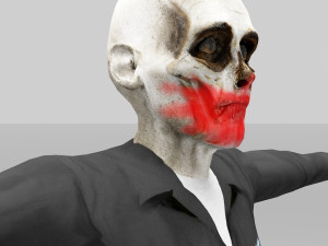 zombie ghost character Modelo 3D