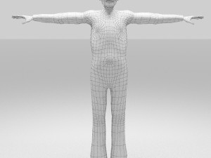 zombie ghost character Modelo 3D
