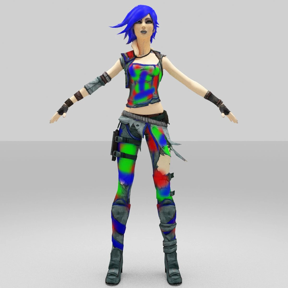 swill girls rainbow 3D Model .c4d .max .obj .3ds .fbx .stl .blend 