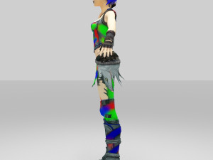 swill girls rainbow 3D Model