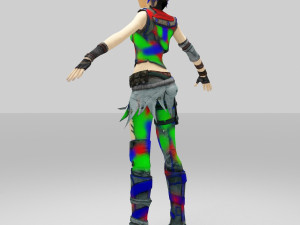 swill girls rainbow 3D Model