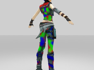 swill girls rainbow 3D Model