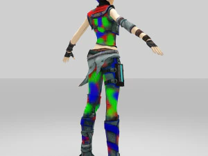 swill girls rainbow 3D Model