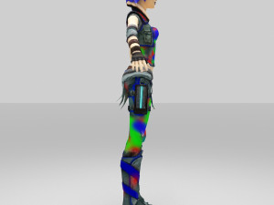 swill girls rainbow 3D Model