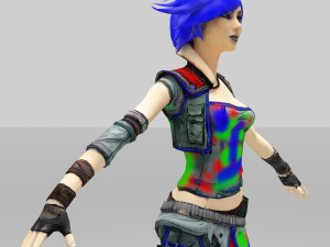 swill girls rainbow 3D Model
