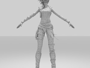 swill girls rainbow 3D Model