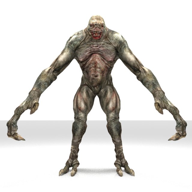 monster character 3D मॉडल .c4d .max .obj .3ds .fbx .stl .blend 