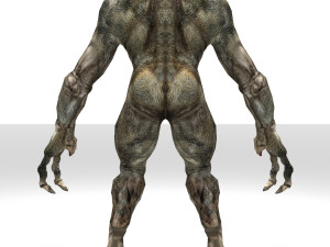 monster character 3D मॉडल