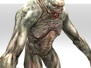 monster character 3D मॉडल