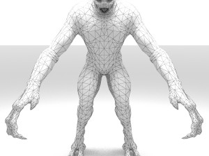 monster character 3D मॉडल