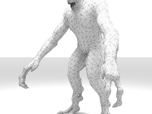 monster character 3D मॉडल