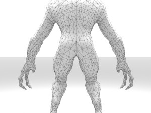 monster character 3D मॉडल