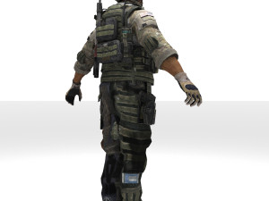 soldier military army 3D मॉडल