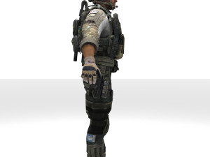 soldier military army 3D मॉडल