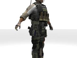 soldier military army 3D मॉडल