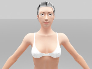 jess women 3D 模型