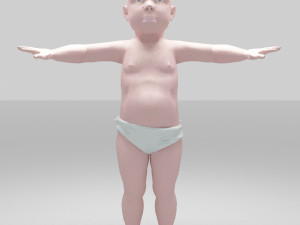 baby funny Modelo 3D