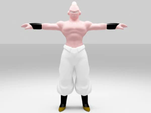 personagem de desenho animado Dragon Ball Modelo 3D
