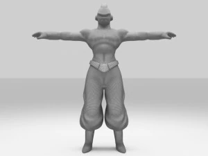 cartoon character dragon ball 3D Model