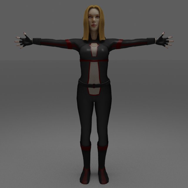polish women 3D Model .c4d .max .obj .3ds .fbx .stl .blend