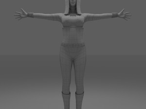 polish women 3D Model
