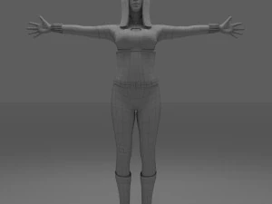 polish women 3D Model