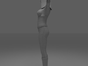polish women 3D Model