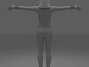 polish women 3D Model