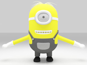 minion character cartoon 3D 모델