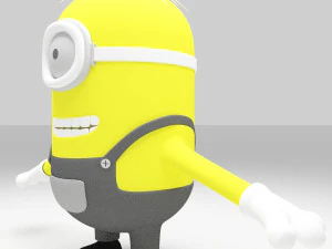 minion character cartoon 3D Model