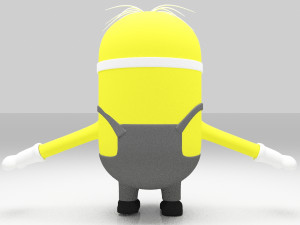 minion character cartoon Model 3D