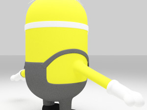 minion character cartoon Model 3D