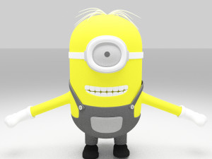 minion character cartoon Model 3D