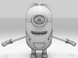 minion character cartoon Model 3D