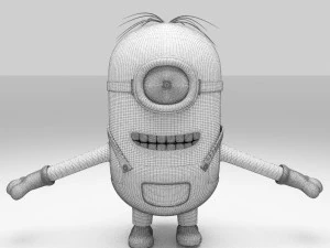 minion character cartoon 3D Model