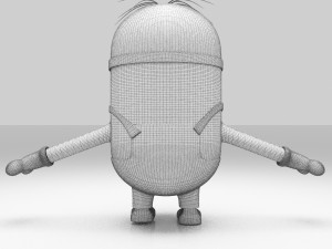 minion character cartoon Model 3D