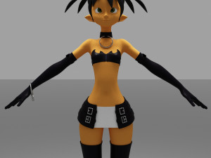 girls cartoon 3D Модель