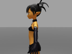 girls cartoon 3D Модель