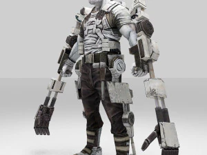 Hyperarbeiter 3D Modell