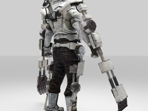 hyperworker man 3Dモデル