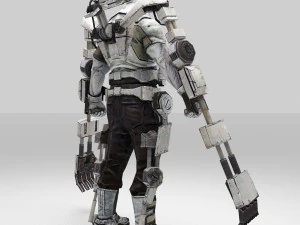 Hyperarbeiter 3D Modell